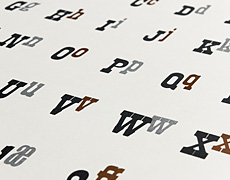 Type Specimen: Antique Condensed