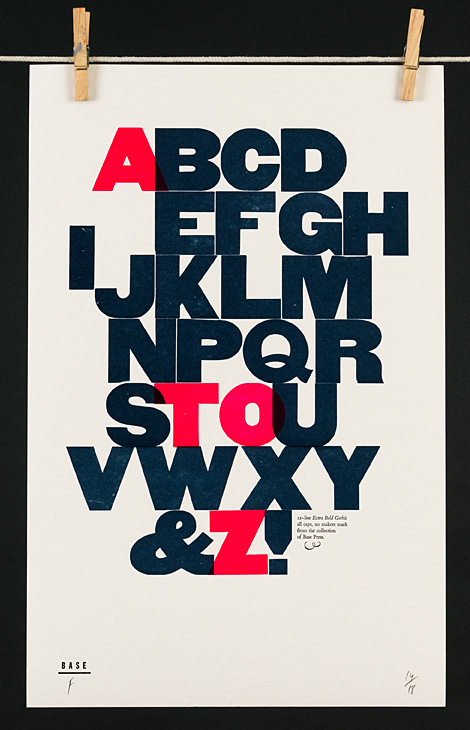 Type Specimen: Extra Bold Gothic - 1