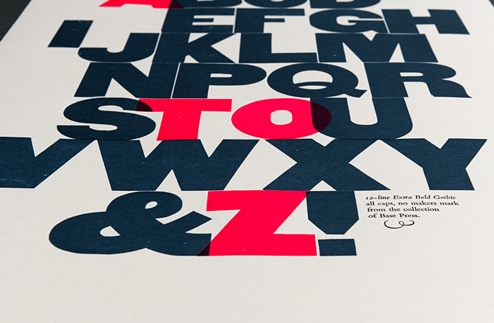 Type Specimen: Extra Bold Gothic - 3
