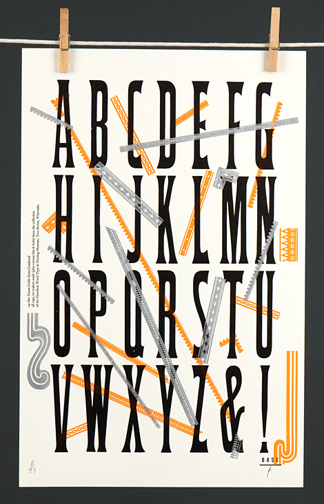 Type Specimen: Tuscan Gothic Extra Condensed Diptych - 2