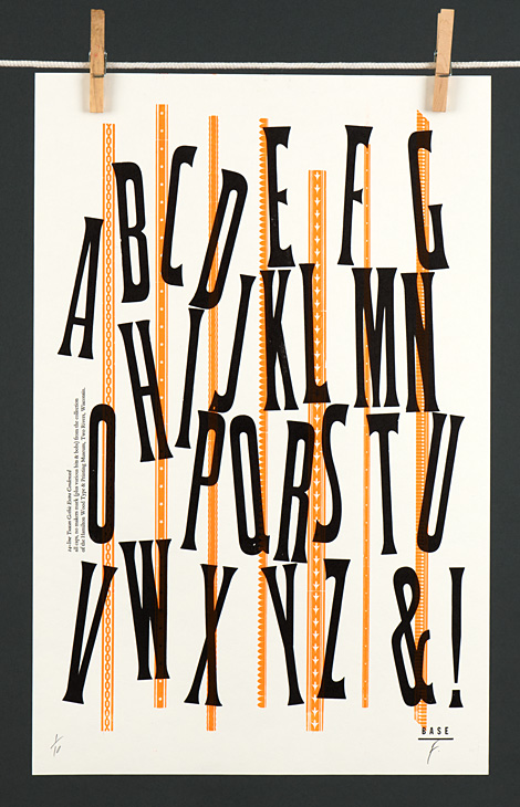 Type Specimen: Tuscan Gothic Extra Condensed Diptych - 3