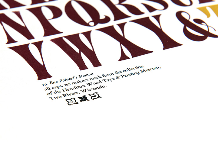 Type Specimen: Painter’s Roman - 4