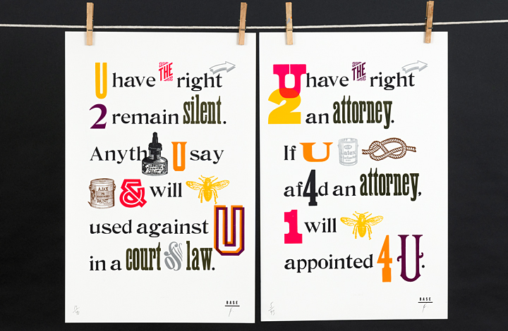 Miranda Rights Diptych - 1