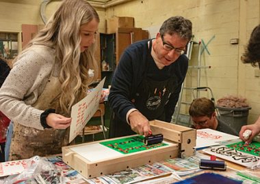 Modular Typeface and Provisional Printing Workshop at HACC